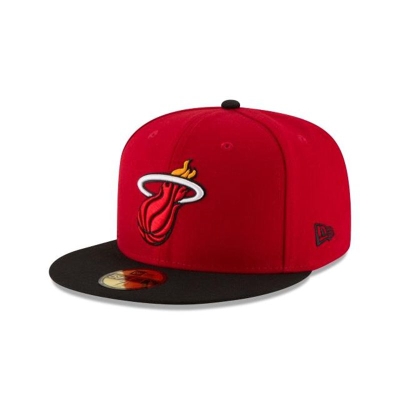 Miami Heat Gorra | New Era NBA 2tone 59fifty Fitted Cap Mexico - Rojos